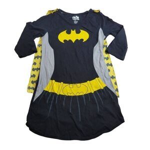 Batman Batgirl dress with cap L11/13 jrs